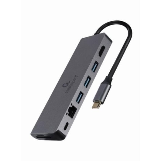 USB-Hub Gembird A-CM-COMBO5-05 USB 3.2 Gen 1 Type-C HDMI 4K Gigabit LAN 100W USB-Hub Gembird A-CM-COMBO5-05 USB 3.2 Gen 1 Type-C HDMI 4K Gigabit LAN 100W