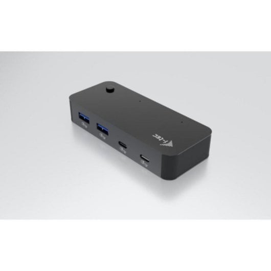 Hub USB KVM i-tec Universal 2x USB-C + 2x USB-A 3.0 5Gbps Switch Negro 1m