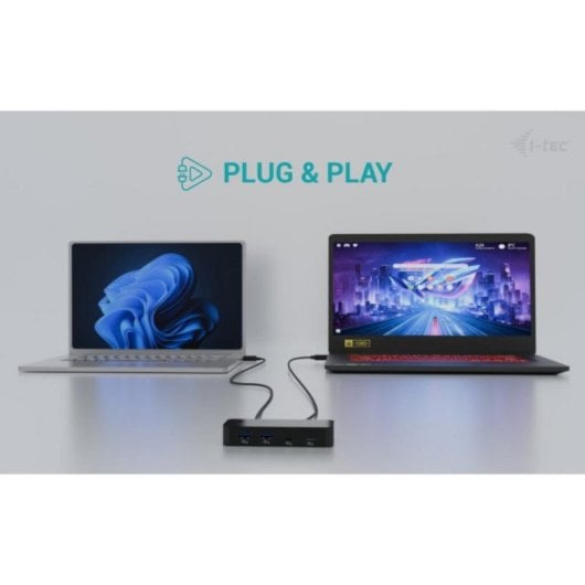 Hub USB KVM i-tec Universal 2x USB-C + 2x USB-A 3.0 5Gbps Switch Negro 1m