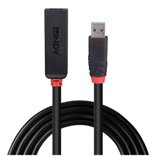 Lindy 43402 USB 3.2 Gen 1 (3.1 Gen 1) Type-C Schnittstellen-Hub 5000 Mbit/s Schwarz