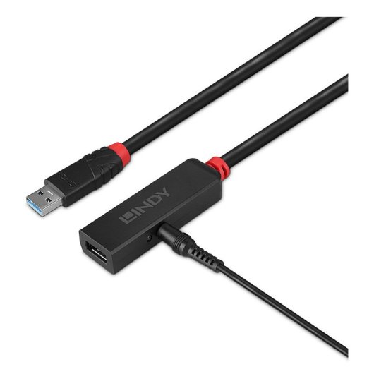 Lindy 43402 USB 3.2 Gen 1 (3.1 Gen 1) Type-C Schnittstellen-Hub 5000 Mbit/s Schwarz