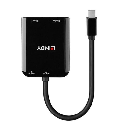 Adapter Lindy 38432 Mini DisplayPort zu HDMI 2.0 4K Ultra HD 30 Hz Schwarz