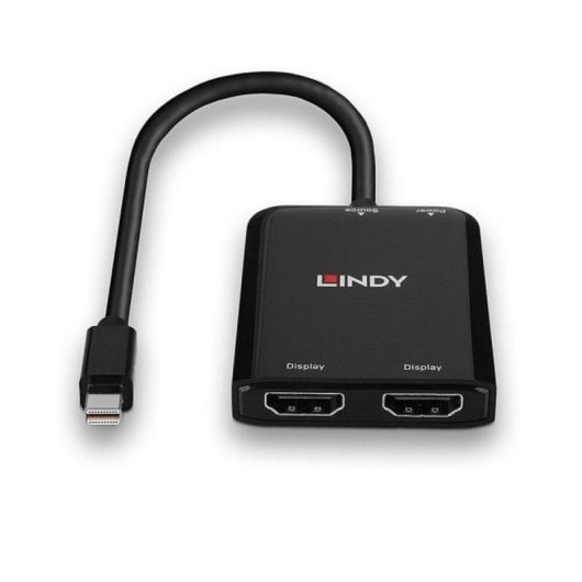 Adapter Lindy 38432 Mini DisplayPort zu HDMI 2.0 4K Ultra HD 30 Hz Schwarz