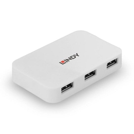 HUB USB 3.2 Lindy 43143 Type-A 4 Ports 5000 Mbit/s Blanc