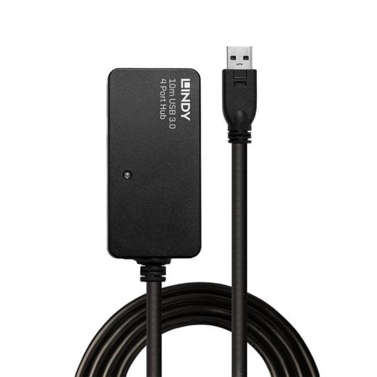 USB-Hub Lindy 43159 USB 3.2 Gen 1 Type-A 4 Ports 10m Kabel Schwarz USB-Hub Lindy 43159 USB 3.2 Gen 1 Type-A 4 Ports 10m Kabel Schwarz