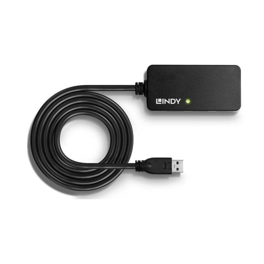 USB-Hub Lindy 43159 USB 3.2 Gen 1 Type-A 4 Ports 10m Kabel Schwarz USB-Hub Lindy 43159 USB 3.2 Gen 1 Type-A 4 Ports 10m Kabel Schwarz