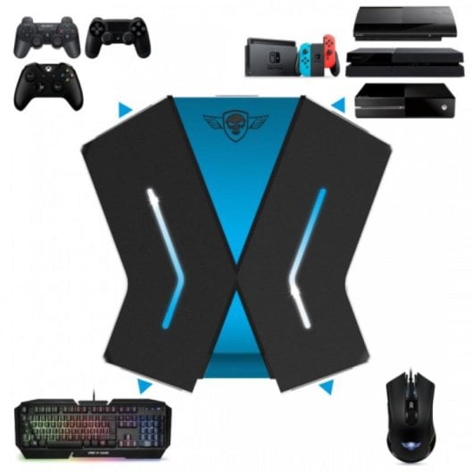 Conversor USB Spirit of Gamer SOG-CONV1 5 Puertos USB 3.2 Gen 1 Type-A/Type-C Compatible Switch/PS4/XBOX ONE/PS3