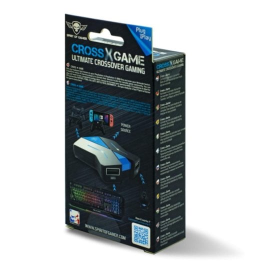 Conversor USB Spirit of Gamer SOG-CONV1 5 Puertos USB 3.2 Gen 1 Type-A/Type-C Compatible Switch/PS4/XBOX ONE/PS3