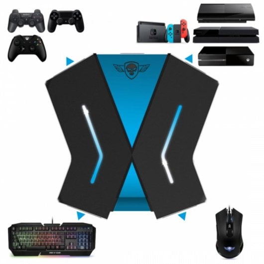 Conversor USB Spirit of Gamer SOG-CONV1 5 Puertos USB 3.2 Gen 1 Type-A/Type-C Compatible Switch/PS4/XBOX ONE/PS3