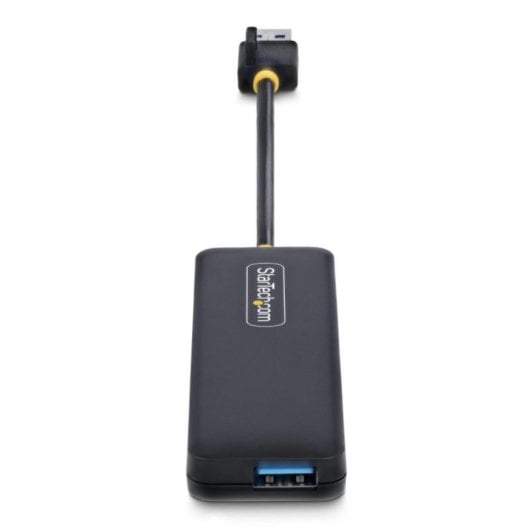 Hub USB 3.0 StarTech.com 4 Puertos Tipo-A 5Gbps Portátil Protección Sobrecorriente Negro