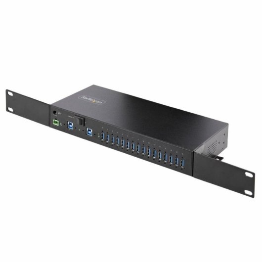 StarTech S5G16AINDS-USB-A-HUB Hub USB Industrial Alimentado Rack/DIN com 16x USB 3.2 Gen1 e ESD 15kV