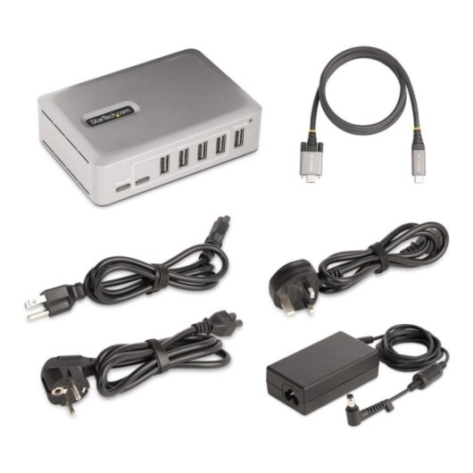 Hub USB-C StarTech 10Gbps 7 Ports USB-A et USB-C Aluminium