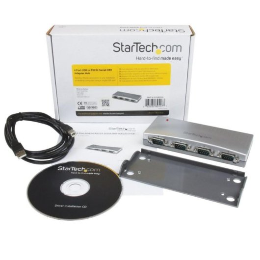 USB RS232 HUB 4 Ports FTDI FT232RL Seriell Adapter USB RS-232 Silber USB RS232 HUB 4 Ports FTDI FT232RL Seriell Adapter USB RS-232 Silber