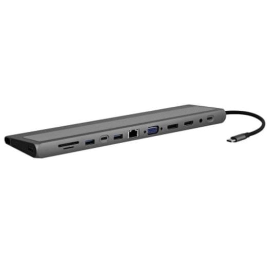 Hub USB Tipo C T'nB DSMST12V2 12 Porte 5000 Mbit/s 4K 60Hz Alluminio