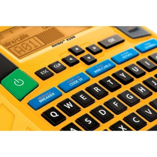 Étiqueteuse DYMO Rhino 4200 Inalámbrico, QWERTY, Transferencia térmica, Ión de litio