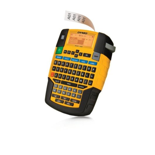 Rotuladora DYMO Rhino 4200 QWERTY Íon de Lítio Preto AmareloRotuladora DYMO Rhino 4200 QWERTY Íon de Lítio Preto Amarelo