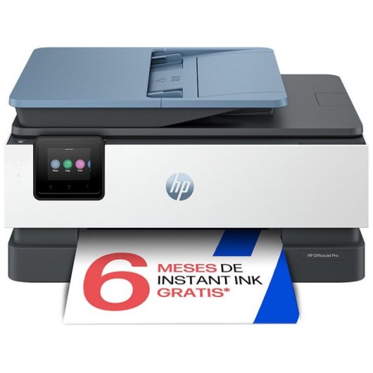 Impresora HP OfficeJet Pro 8125e Color WiFi Dúplex 4800x1200 DPI Azul + 6 Meses Gratis Instant Ink