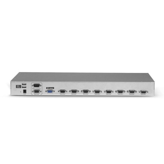 KVM Switch Lindy 39526 VGA Full HD 2048x1536 8 Portas Console USB Prata 1U Rack