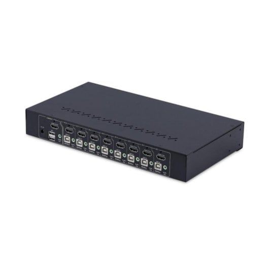 Switch KVM StarTech.com SV8310H2UEU 8 Puertos HDMI 4K60Hz Rack 1U USB Hub 4 Puertos TAA