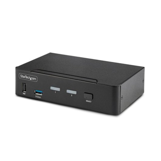 KVM Umschalter StarTech.com DisplayPort 8K 60Hz 2-Port USB 3.0 4K144 KVM Umschalter StarTech.com DisplayPort 8K 60Hz 2-Port USB 3.0 4K144