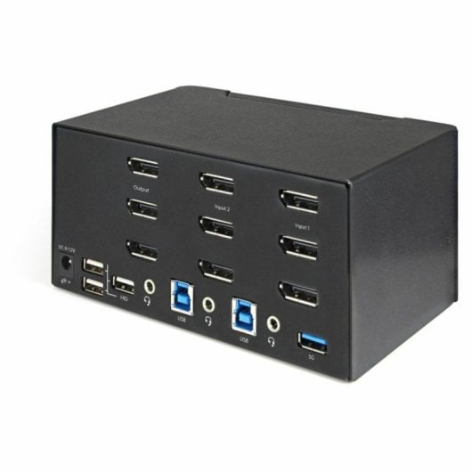 Commutateur KVM StarTech.com 2 Ports DisplayPort 4K 60Hz avec Hub USB 3.0