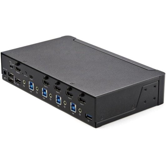 KVM Switch StarTech.com HDMI 2.0 4K 60Hz USB 3.0 Hub Audio Analog Digital