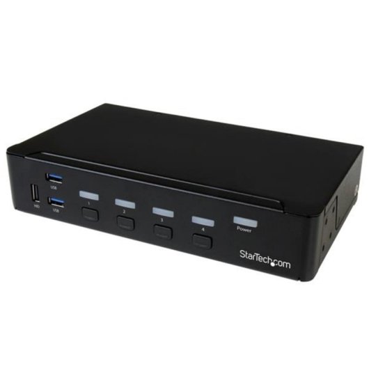 Comutador KVM DisplayPort 4 Portas USB 3.0 4K StarTech.com Comutador KVM DisplayPort 4 Portas USB 3.0 4K StarTech.com