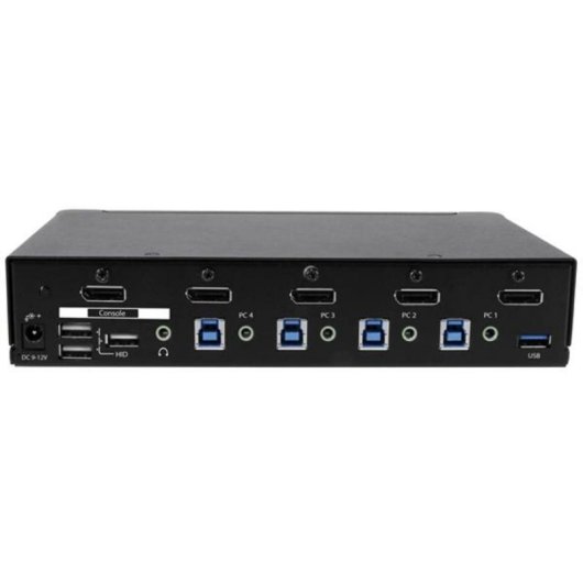 Comutador KVM DisplayPort 4 Portas USB 3.0 4K StarTech.com Comutador KVM DisplayPort 4 Portas USB 3.0 4K StarTech.com