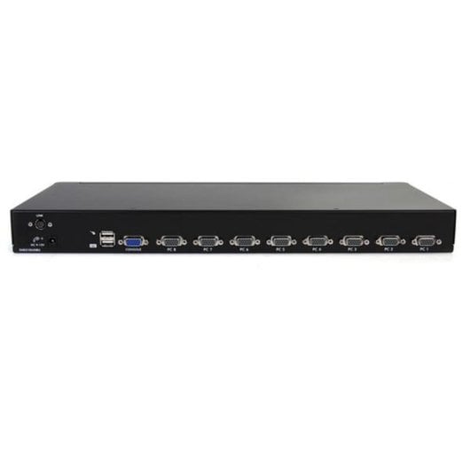 Switch KVM StarTech SV831DUSBU 8 Ports USB VGA 1U Rack Monté 1920 x 1440