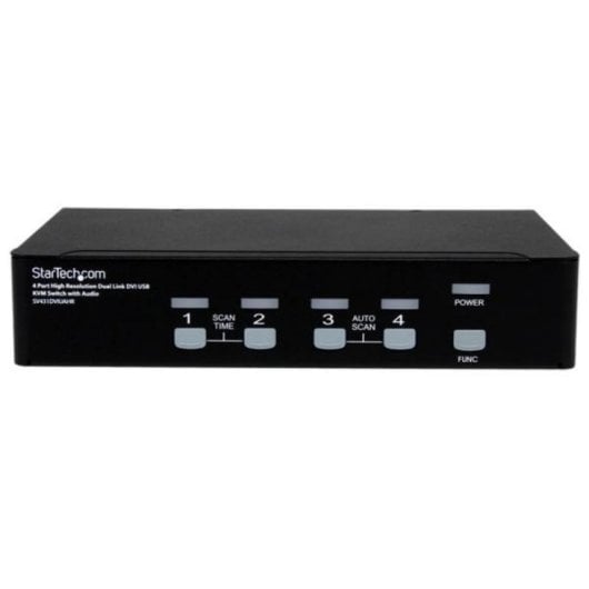 KVM-Switch StarTech SV431DVIUAHR USB 2.0 DVI Dual-Link 4-Port Audio KVM-Switch StarTech SV431DVIUAHR USB 2.0 DVI Dual-Link 4-Port Audio