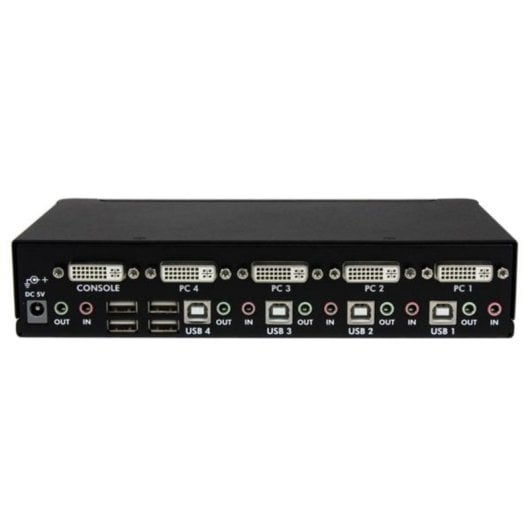 KVM-Switch StarTech SV431DVIUAHR USB 2.0 DVI Dual-Link 4-Port Audio KVM-Switch StarTech SV431DVIUAHR USB 2.0 DVI Dual-Link 4-Port Audio