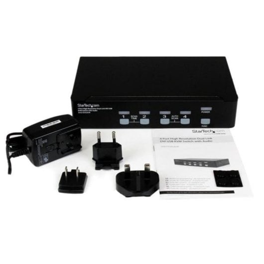 KVM-Switch StarTech SV431DVIUAHR USB 2.0 DVI Dual-Link 4-Port Audio KVM-Switch StarTech SV431DVIUAHR USB 2.0 DVI Dual-Link 4-Port Audio