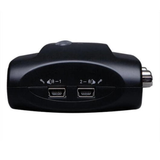KVM USB Tripp Lite B004-VUA2-K-R 2 Puertos Compacto con Audio y Cables 2048x1536 Negro