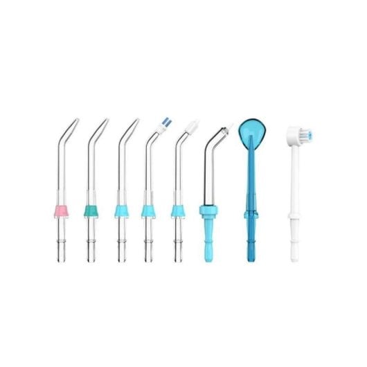 Irrigador dental Sogo IDB-SS-12360 0,6L Azul/Blanco Rotación 360° 8 cabezales IPX4