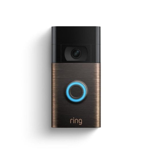 Timbre Inteligente Ring Video Doorbell Bronce WiFi 1080p Visión Nocturna Alexa 2 Vías