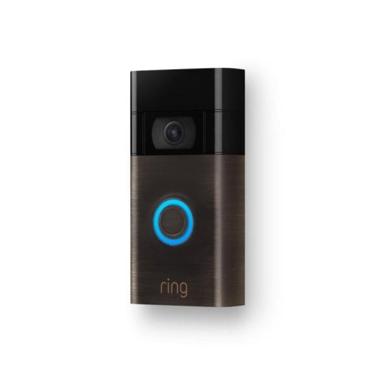 Timbre Inteligente Ring Video Doorbell Bronce WiFi 1080p Visión Nocturna Alexa 2 Vías