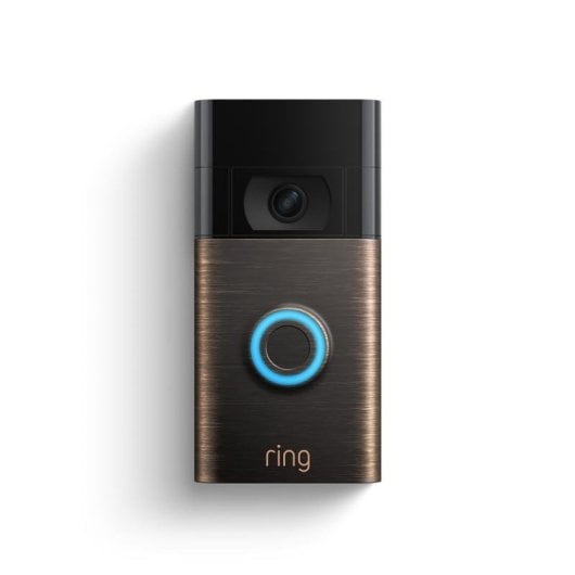Kit de Campainha Ring Video Doorbell Bronce WiFi 1080p Visão Nocturna Alexa