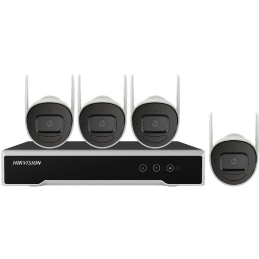 Kit Videovigilancia Hikvision NK42W0H-1T(WD)(D)/EU 4 Cámaras 2MP Full HD IP66 HDD 1TB Wi-Fi/Alámbrico