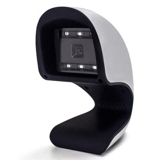 Lector de Códigos de Barras Posiberica SCM-2DU08 2D Sobremesa USB CMOS Negro Plata