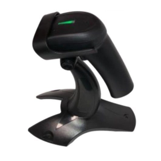 OQO SCBT-2DU56 Scanner 2D Bluetooth com Suporte Incluído, 1200 mAh e Resistência IP54 Preto