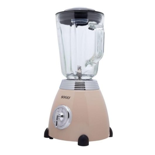 Batitrice Sogo BAT-SS-5565 2 Velocità Pulse 1,5L Vetro Acciaio Inox