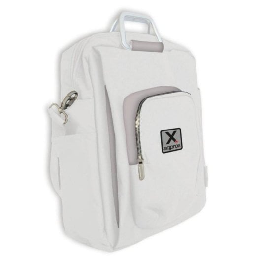 Maleta Approx appNBST15x Multi-Compartimentos Nylon Até 15.6" Cinza-Branco