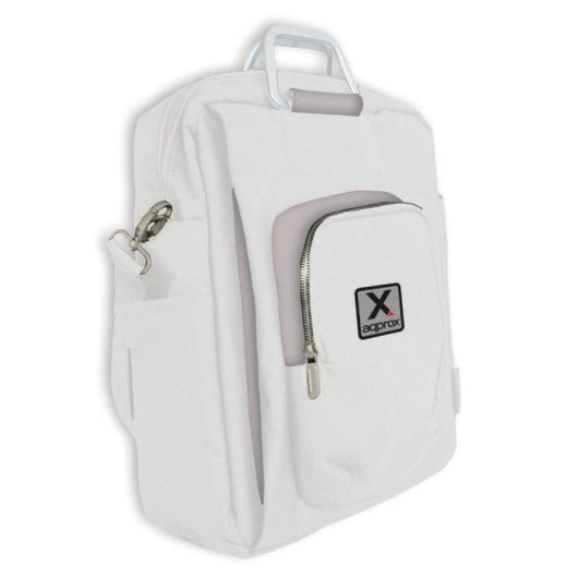 Maleta Approx appNBST15x Multi-Compartimentos Nylon Até 15.6" Cinza-Branco