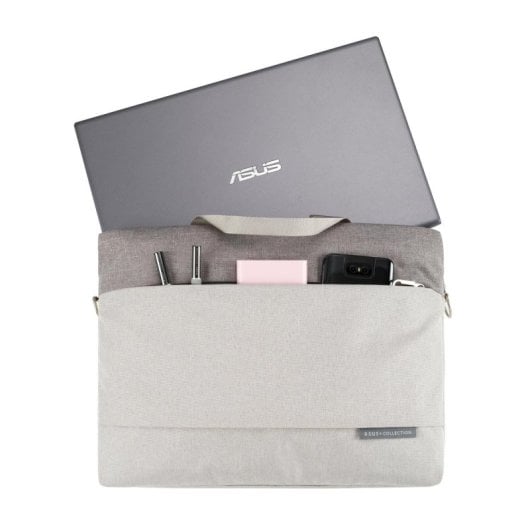 Bolsa transporte ASUS EOS 2 Gris, poliéster, hasta 15.6", repelente al agua, ligera