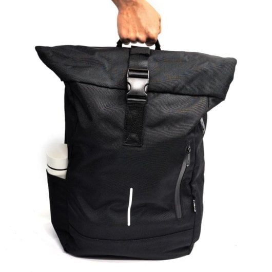 Mochila Ewent EW2536 Oxford 900D 17,3" rPET Expandible 6 Compartimentos USB Antirrobo Negra