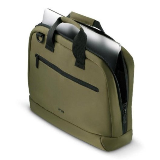 Maletín Hama Ultra Lightweight 14,1" Oliva, 400 g, Resistente al Agua