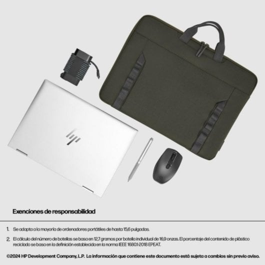 Funda Universal HP Modular 15,6" Poliéster Resistente Água Verde Cinza