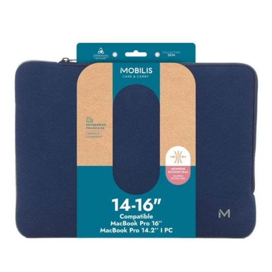 Funda Mobilis 049022 Neopren Schutzhülle 40,6 cm Grau Marine