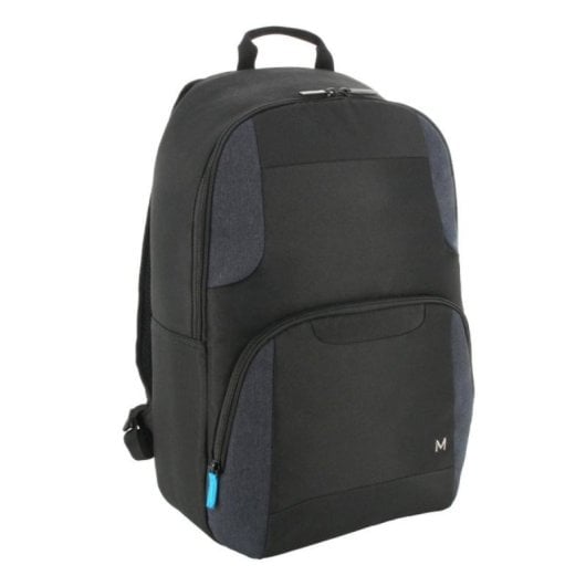 Mochila Mobilis The One Basic 17" Poliéster Negro/Marina Resistente al Agua 25L Unisex
