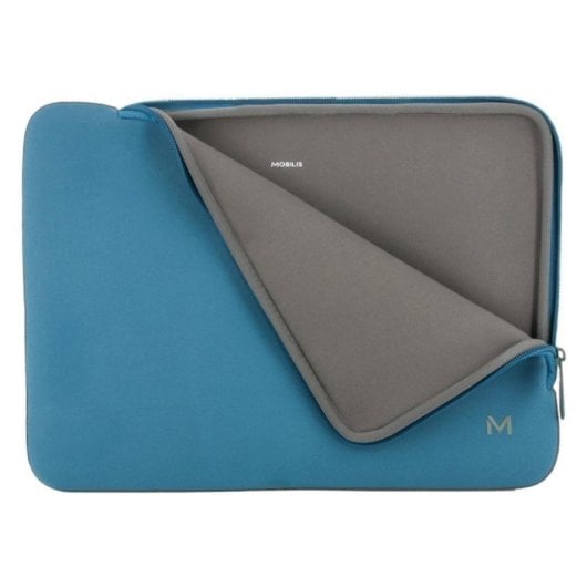 Funda Mobilis 049018 Neopreno Azul Gris MacBook Pro 13''/14'' Resistente Cremallera